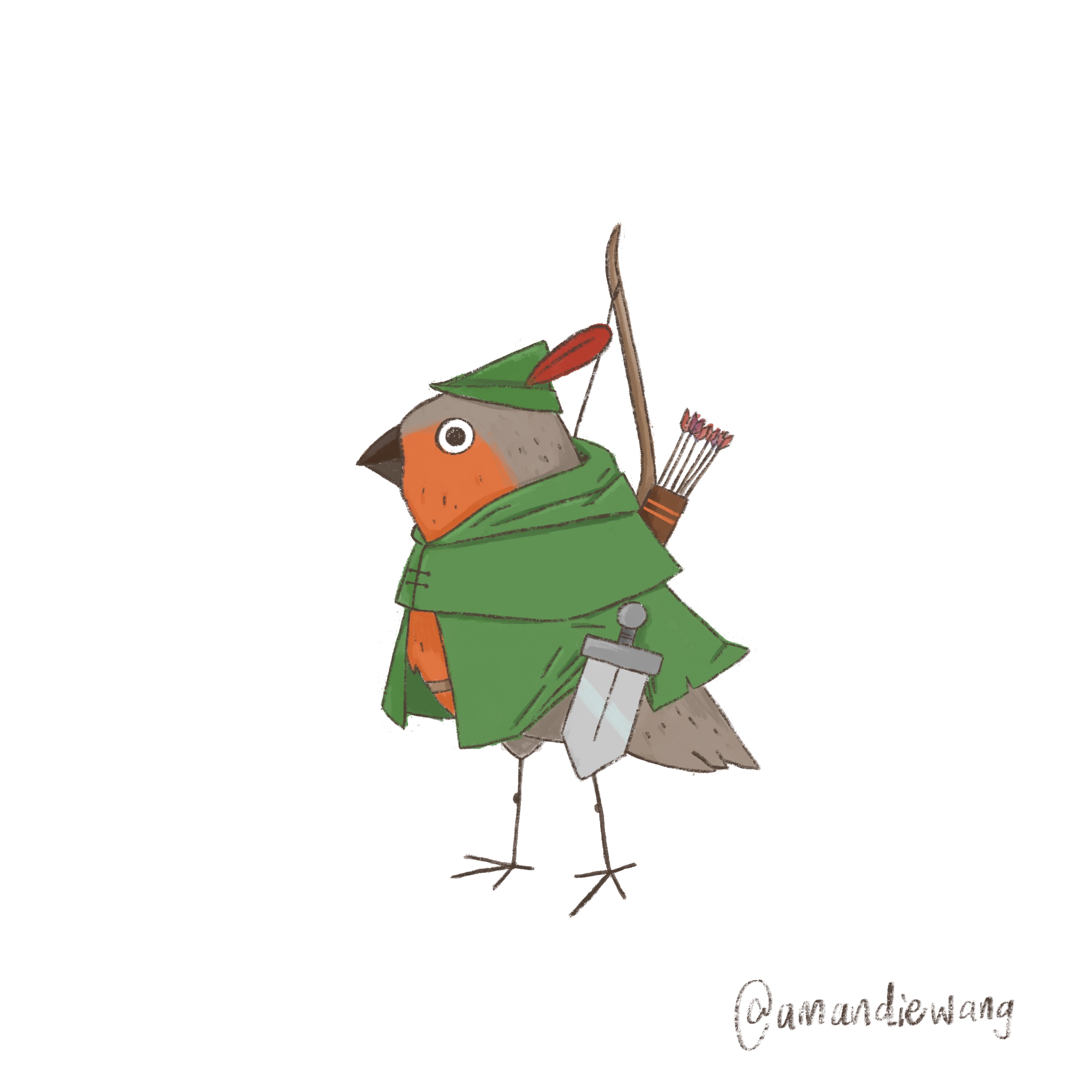 Robin Hood as a European Robin